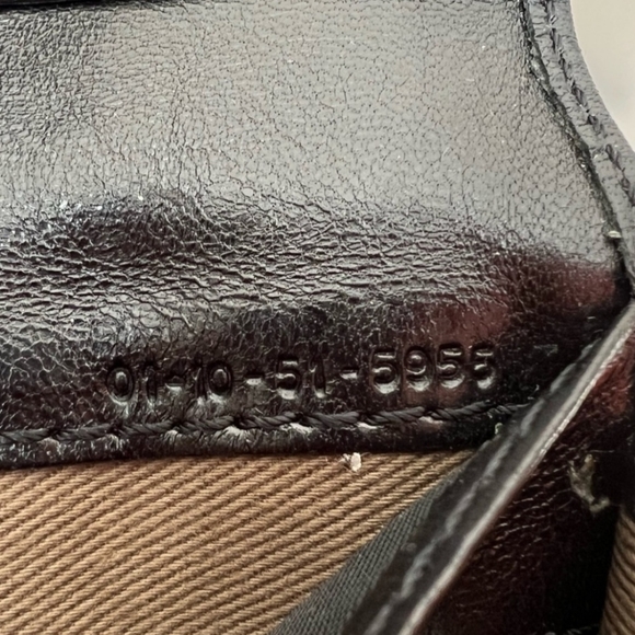 Chloé: Canvas & Black Leather Flap Biege with Gold & Leather Chain - Picture 9 of 14